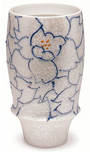 有田焼 ビアグラス カトレア